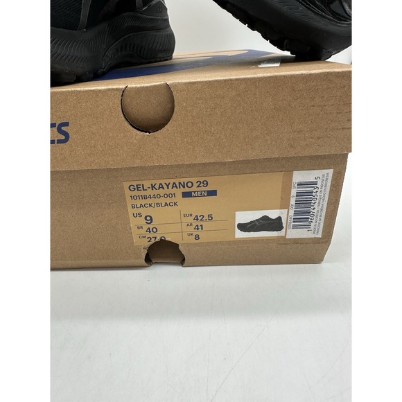 Tried On ASICS GEL-Kayano 29 Black - 1011B440-001 Size 9 Men main image 7